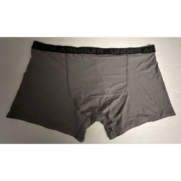 Under Armour 2 Pairs Big & Tall Men's Sz 5XL Gray Boxer Briefs - Picture 3 of 7